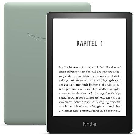 Kindle Paperwhite (16 GB) – Jetzt mit 6,8-Zoll-Display (17,3 cm) und verstellbarer Farbtemperatur – mit Werbung - Agavengrün